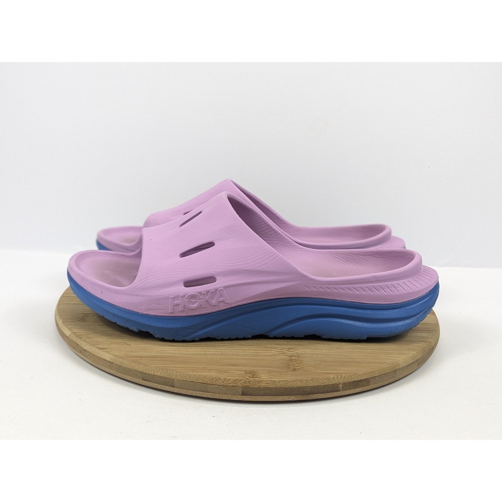 Hoka Ora Recovery Slide 3 Mens Size 10 Purple Cushioned Sport Sandals Slip On - Picture 7 of 11
